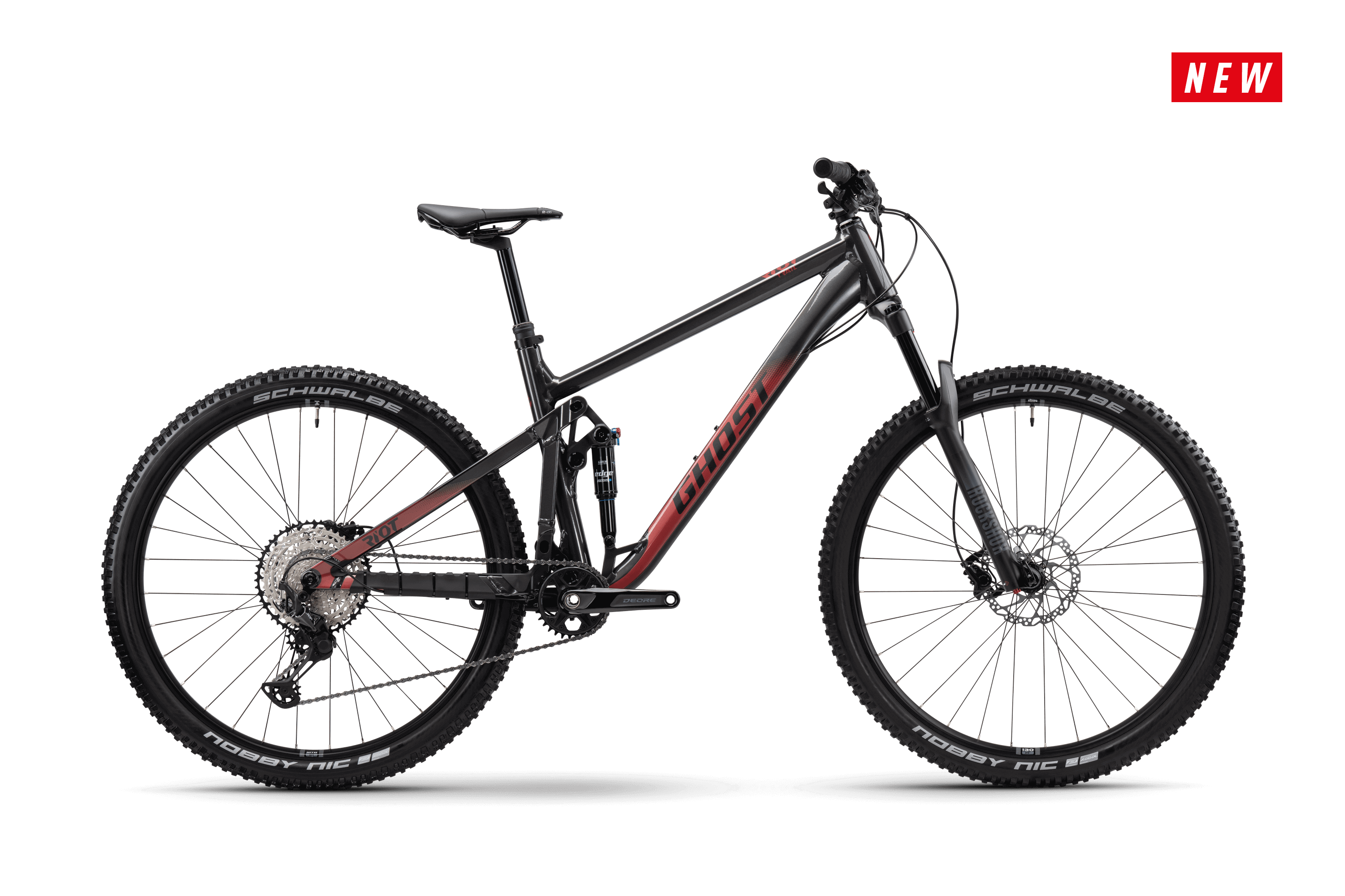 GHOST Riot Trail AL 140 mountain bike trail bike with 140 mm suspension travel