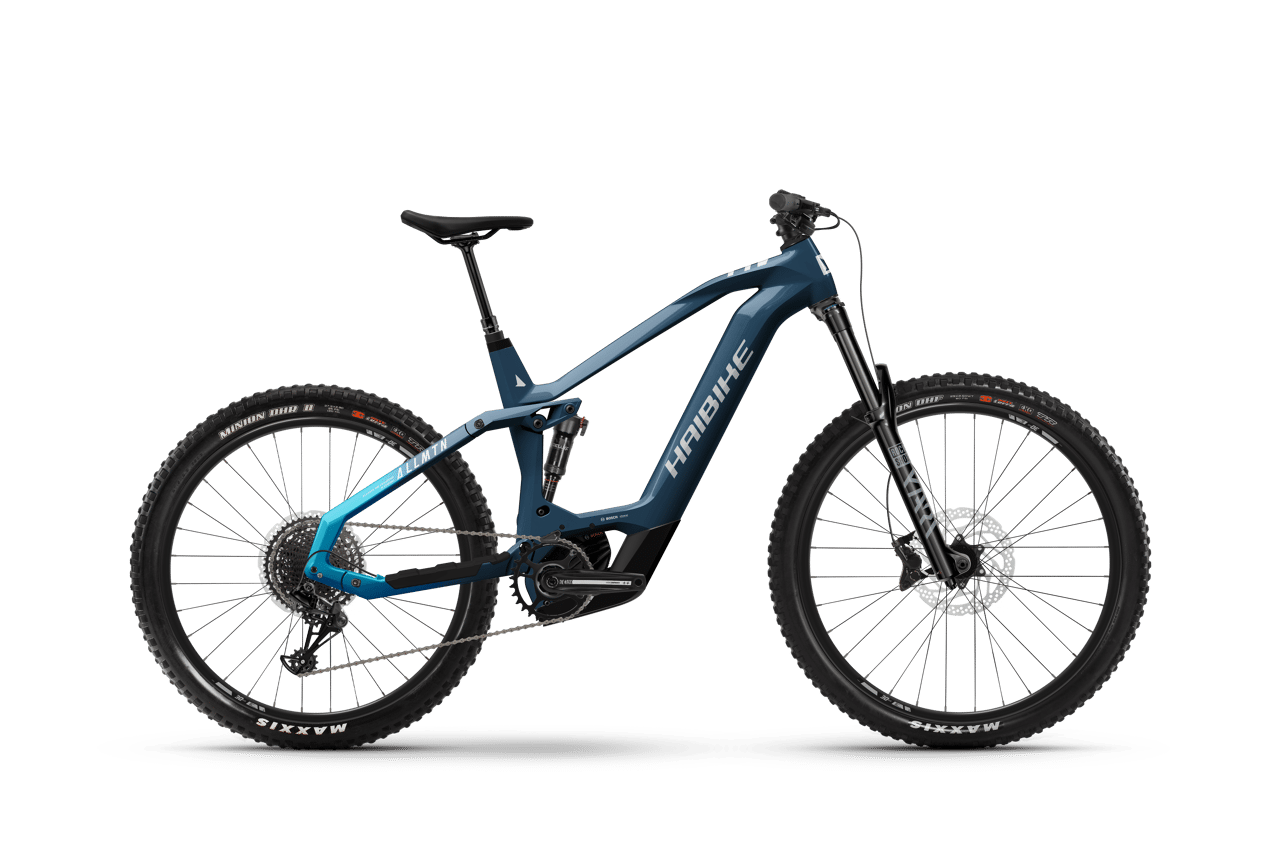 Haibike AllMtn CF 9 eMTB with carbon main frame