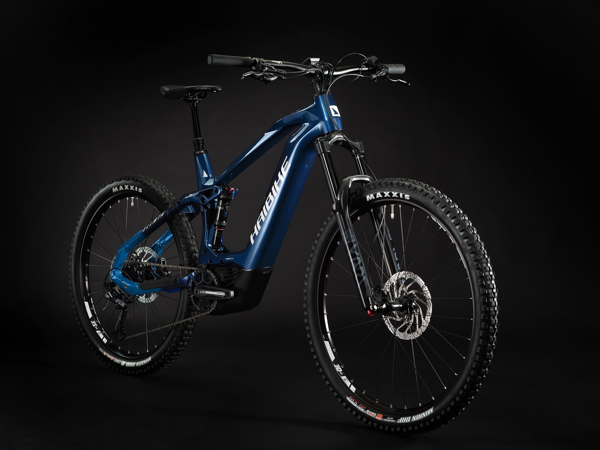 Haibike AllMtn CF 9 eMTB with carbon main frame