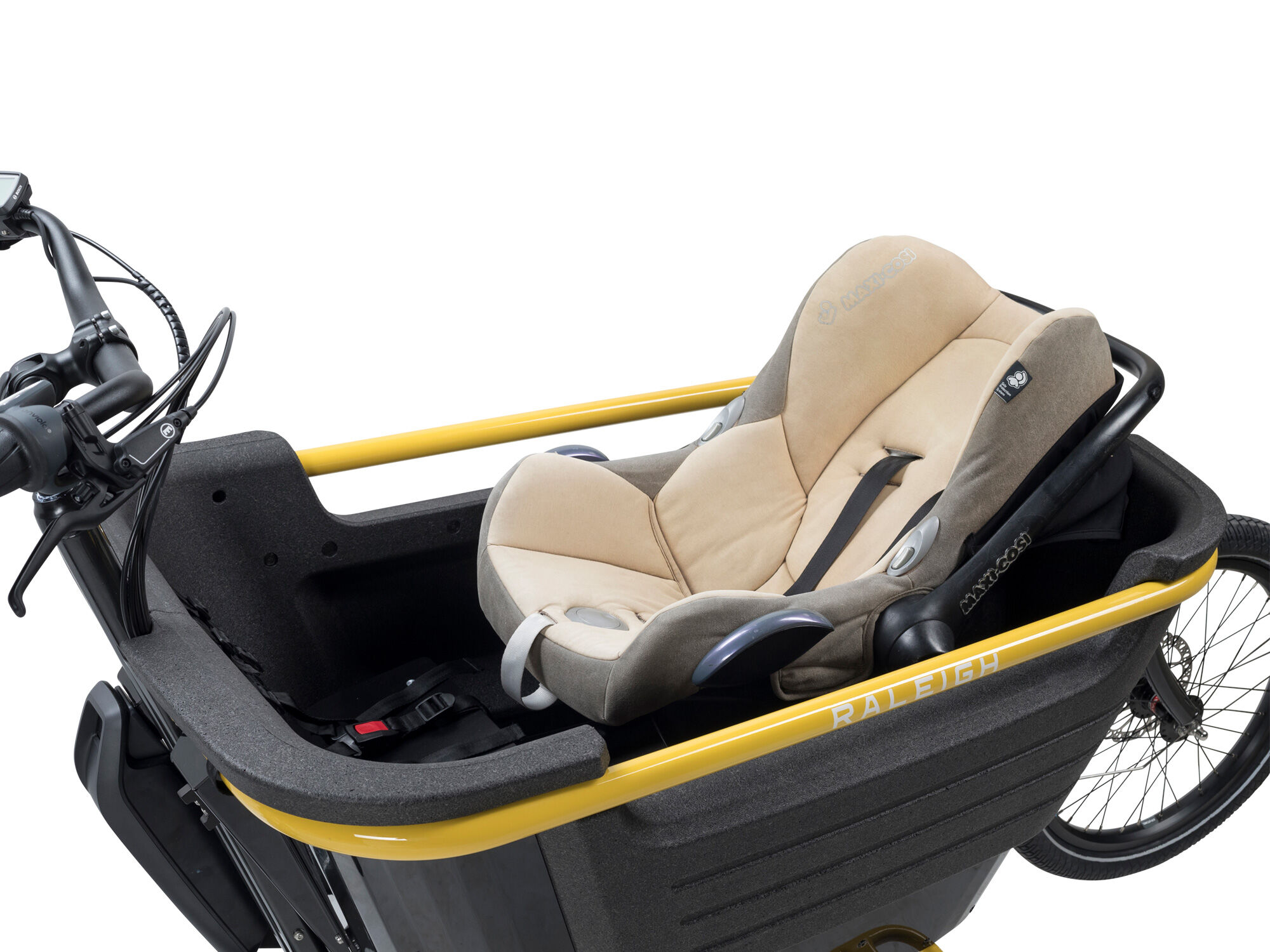 Bike trailer best sale car seat