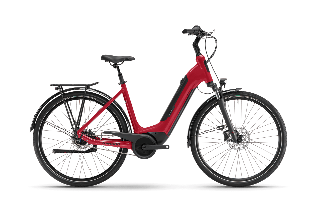 Winora Tria N8 with low step in the comfortable city eBike