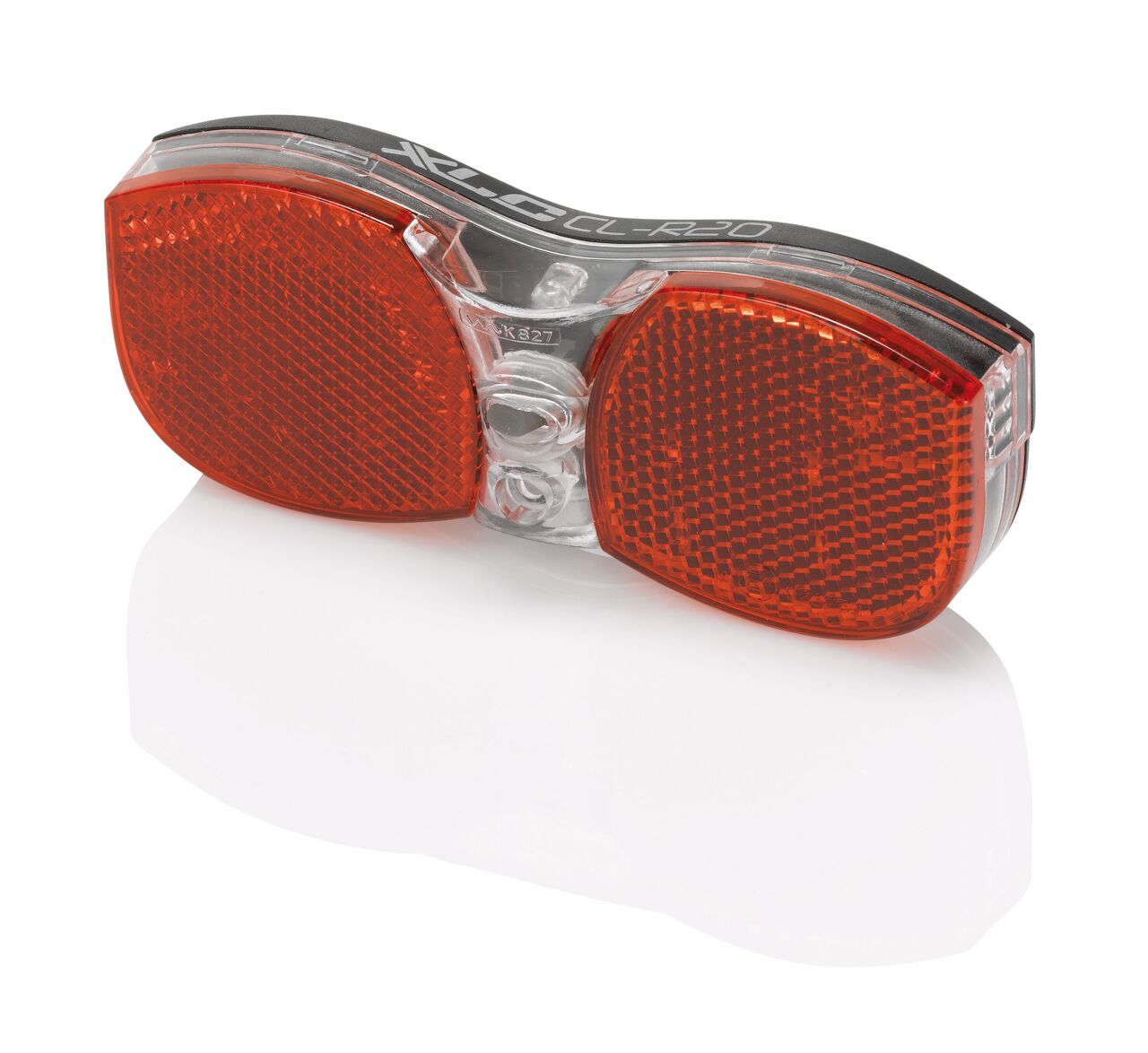 XLC Luz trasera LED a pilas  para portaequipaje, incluido reflectante