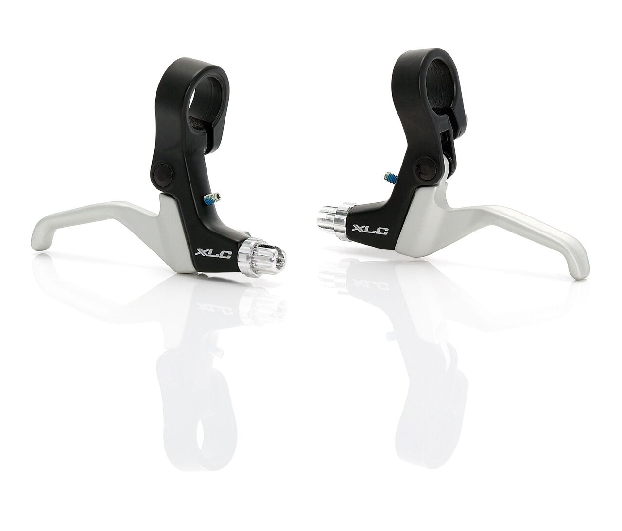 XLC set palaca freno Mini-V-Brake BL-V03 Alu negro/c.plata para Rapidfire SB-Plus