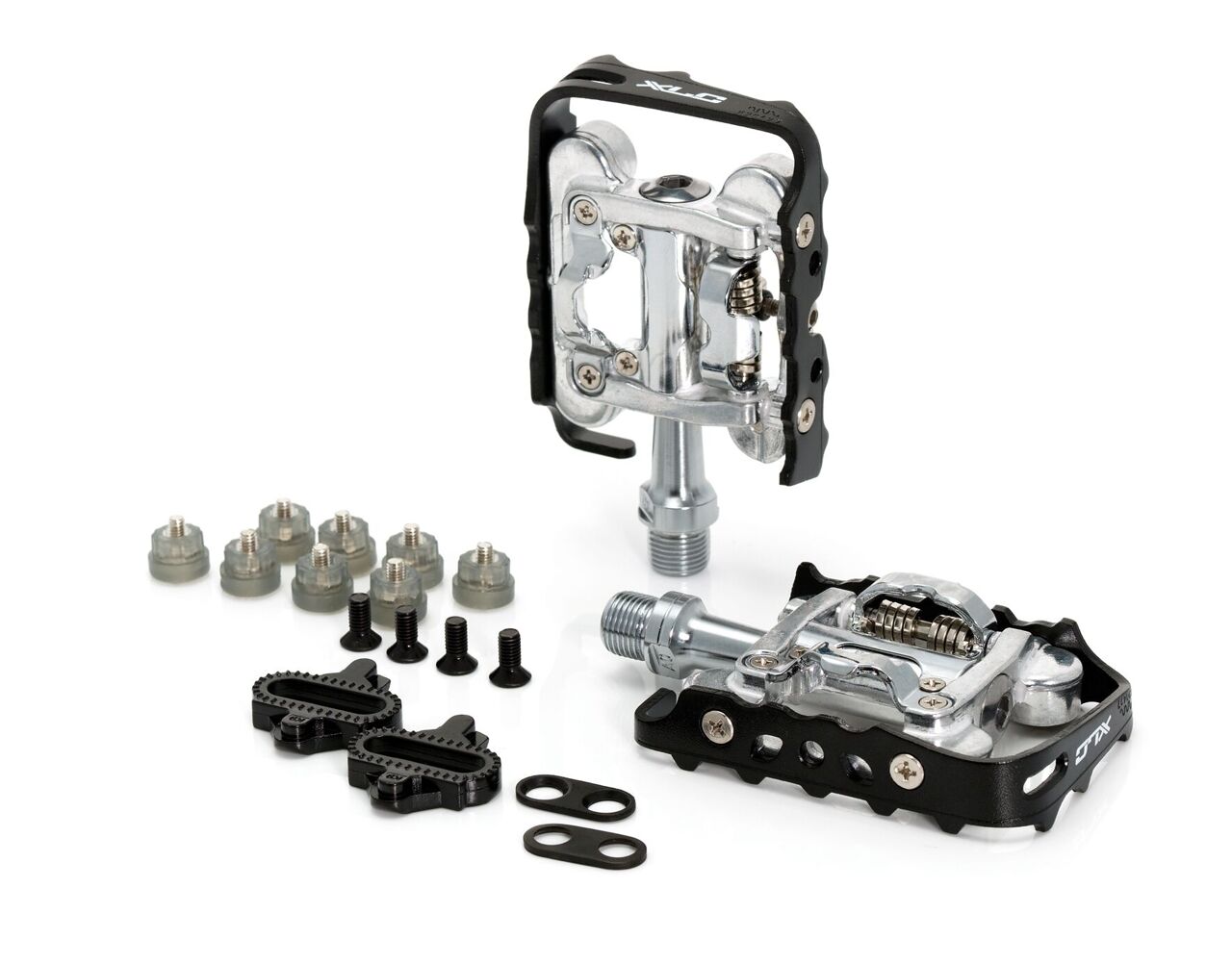 XLC system pedal PD-S01, single sided,black/silver | Xlc