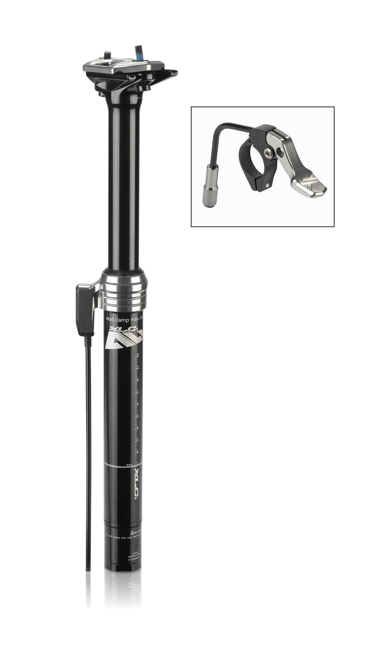 tige selle téléscop. XLC All MTN SP-T10 Ø30,9mm,350mm, nr, Remote, course 100mm