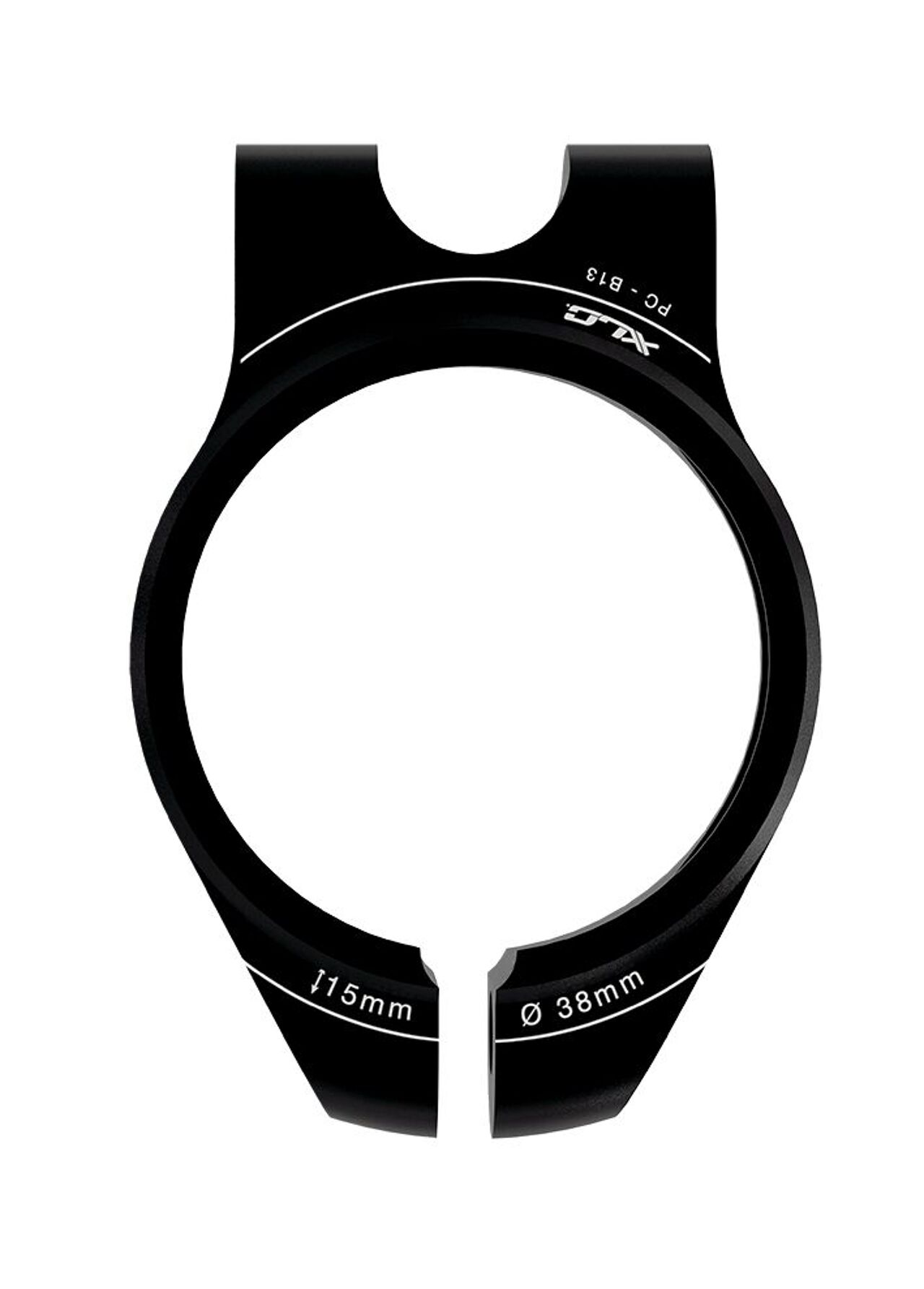 XLC seatpost clamp ring PC-B13           Ø38mm,15mm, incl carriermount           