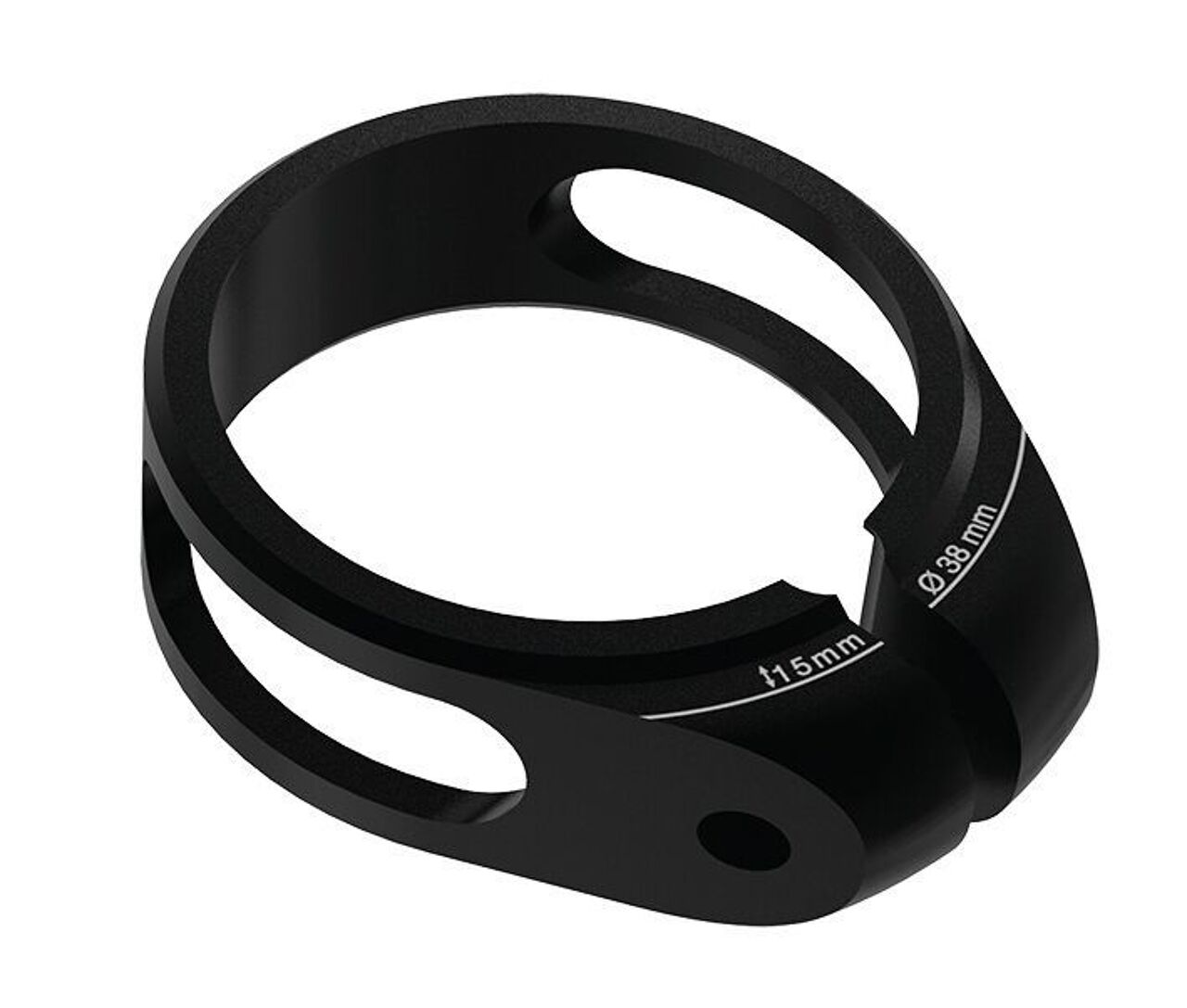 collier tige de selle XLC Ø38,mm avec œillets pour porte-bagages