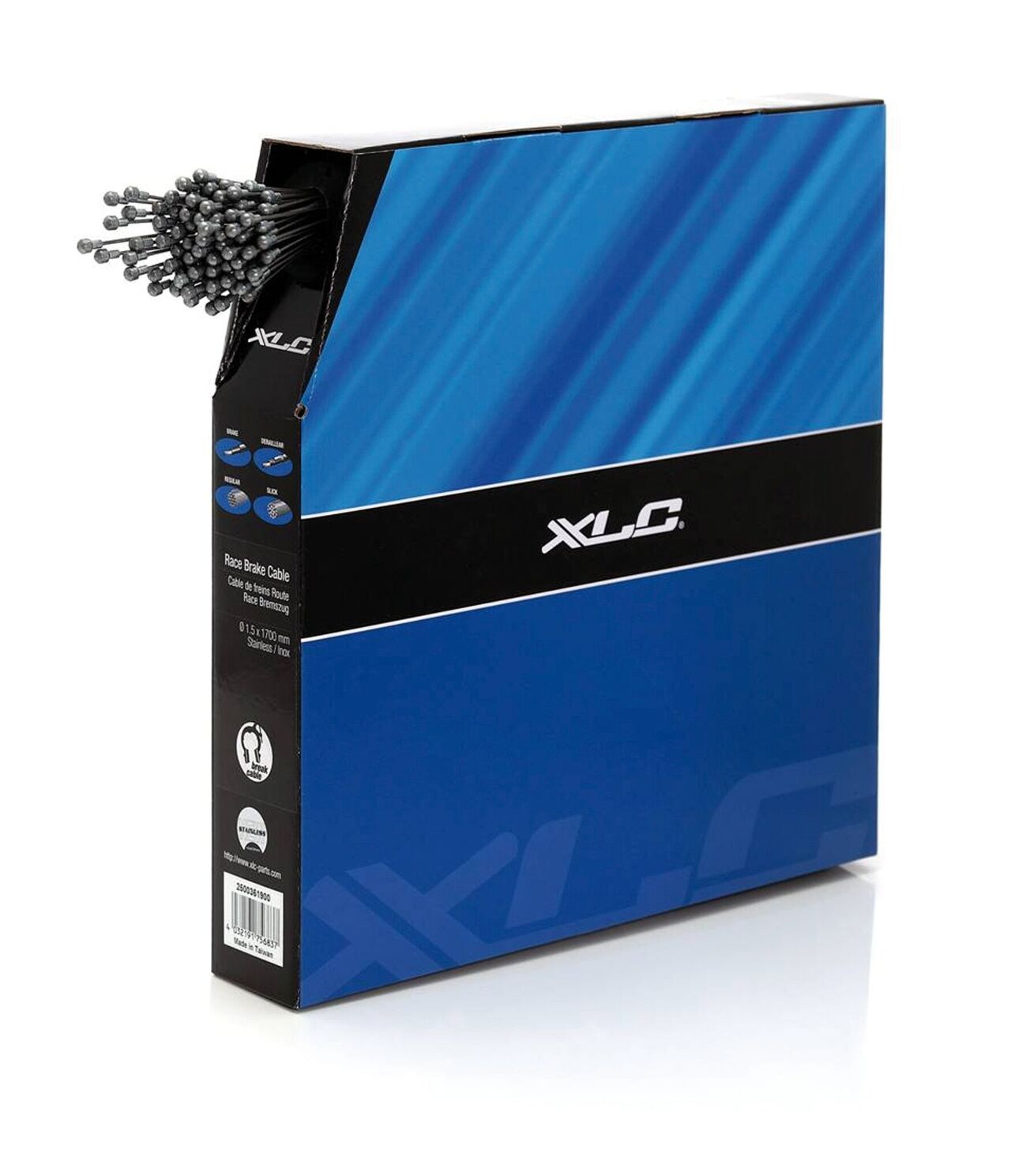 câble de frein XLC VTT BR-X116 Ø1,6x200mm boîte de 100 pcs. galvan.