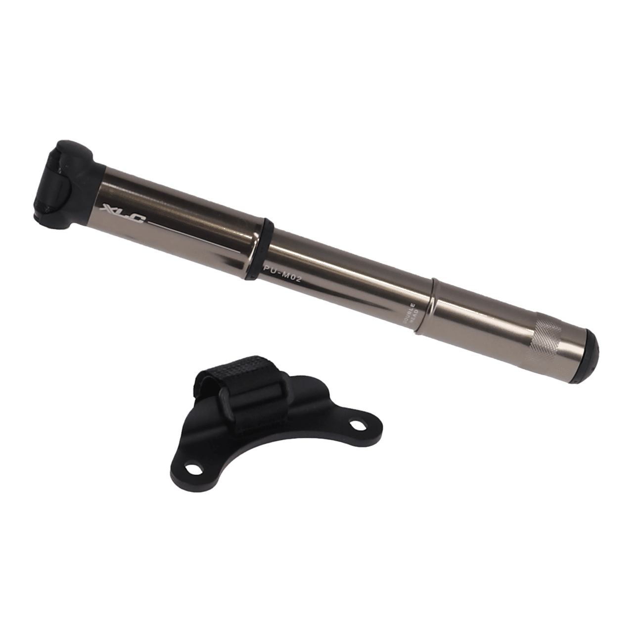 XLC mini pump MTB PU-M027 bar silver/bronce 215mm