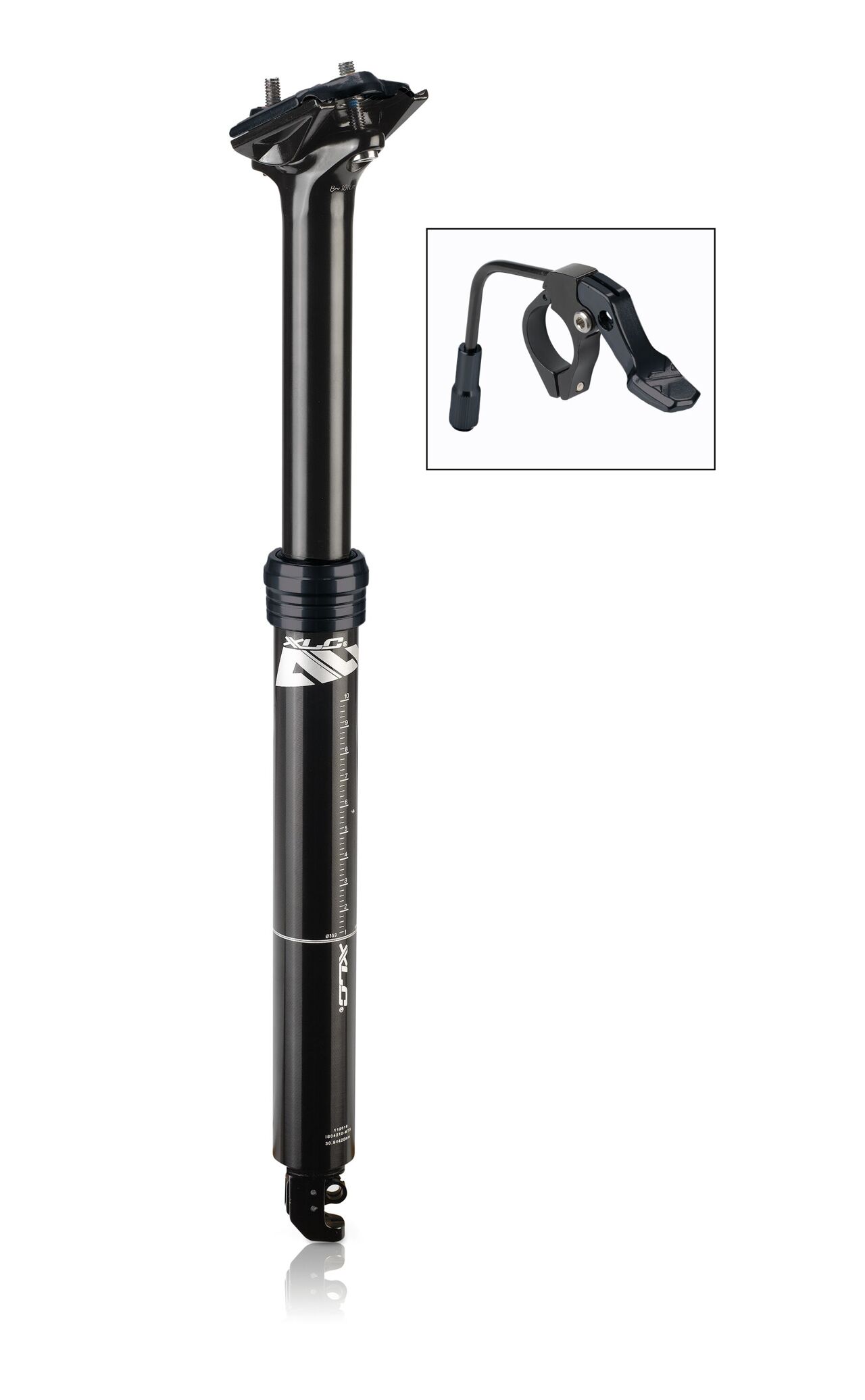 tige selle téléscop. XLC All MTN SP-T11 Ø 31,6mm, 328mm, noir, ICR, course 80mm