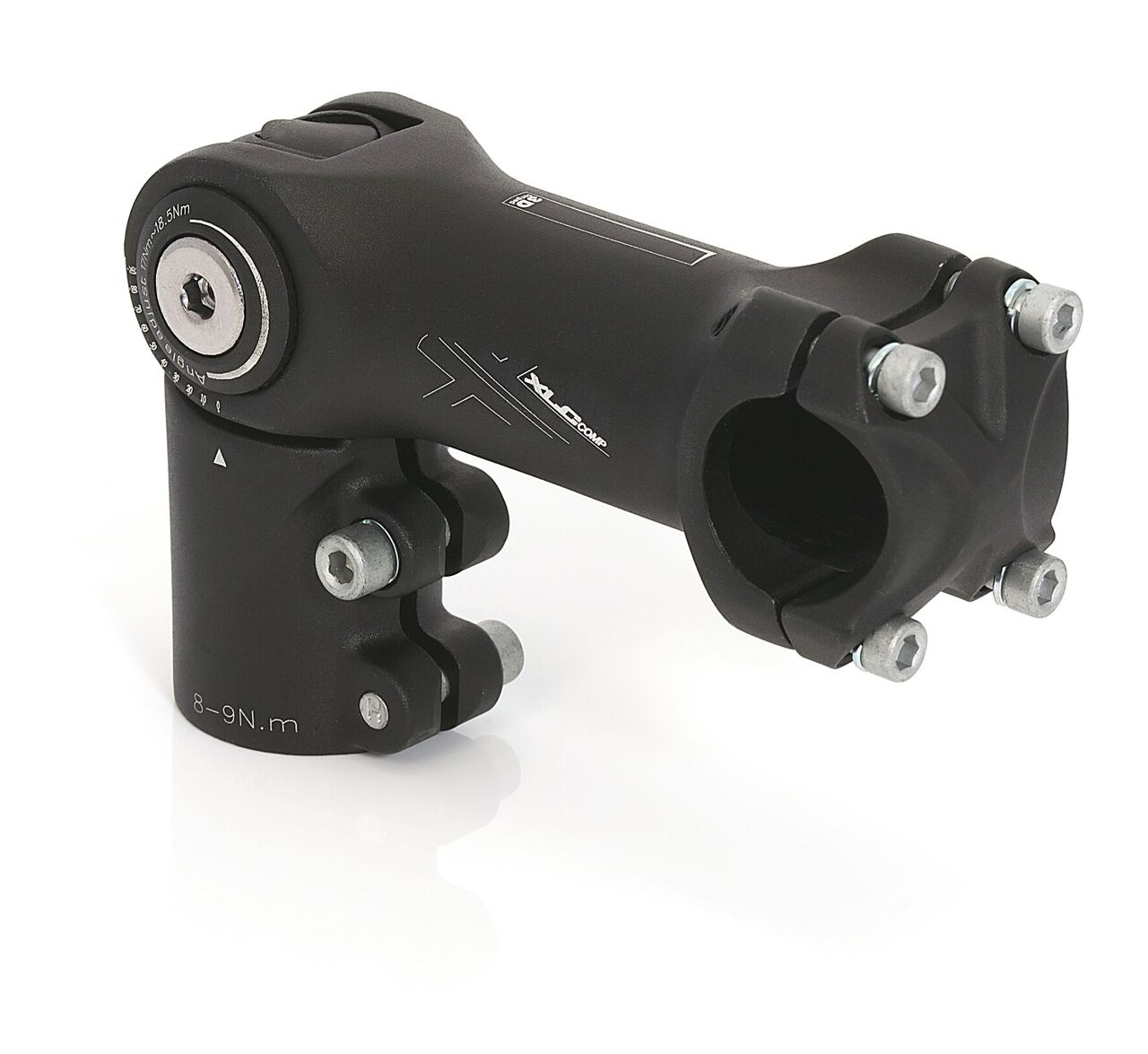 potence XLC Comp A-Head ST-T13 alu noir, 0-90°, 1.1/8", Ø 31,8mm, 90mm