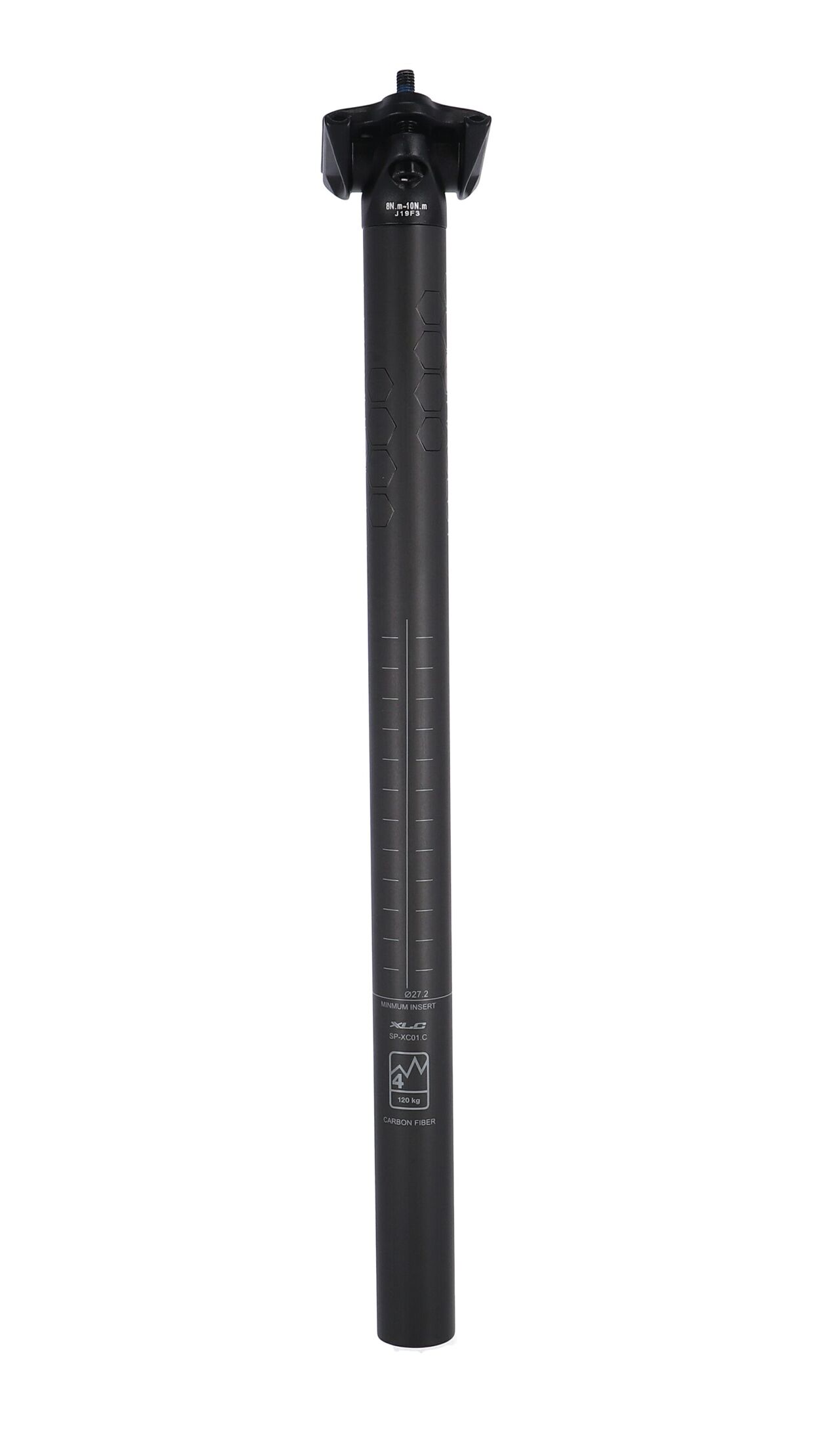XLC Tija Raceby carbono negro Ø27,2/350mm