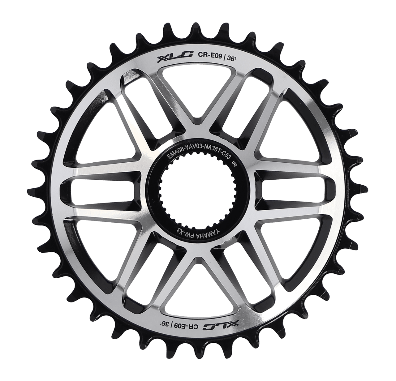 XLC E-Bike chainring CR-E09Yamaha PW-X3, direct mo