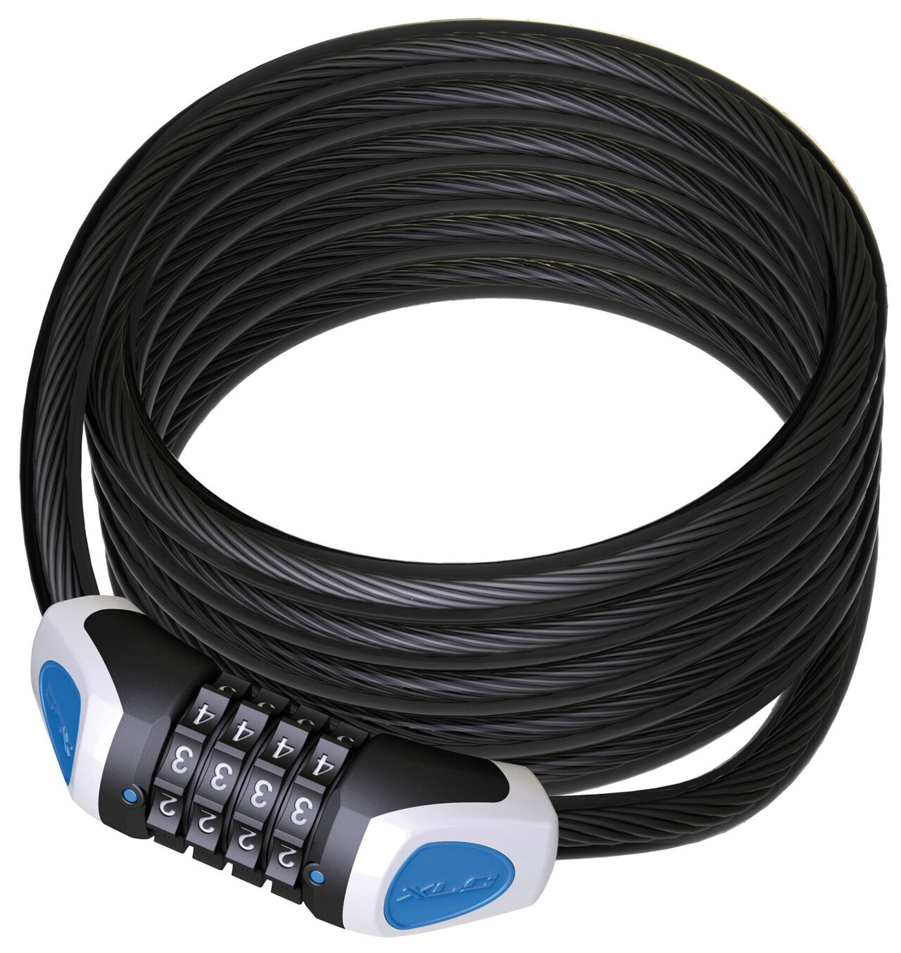 antivol spirale à code XLC RonaldBiggs Ø 10mm/1850mm