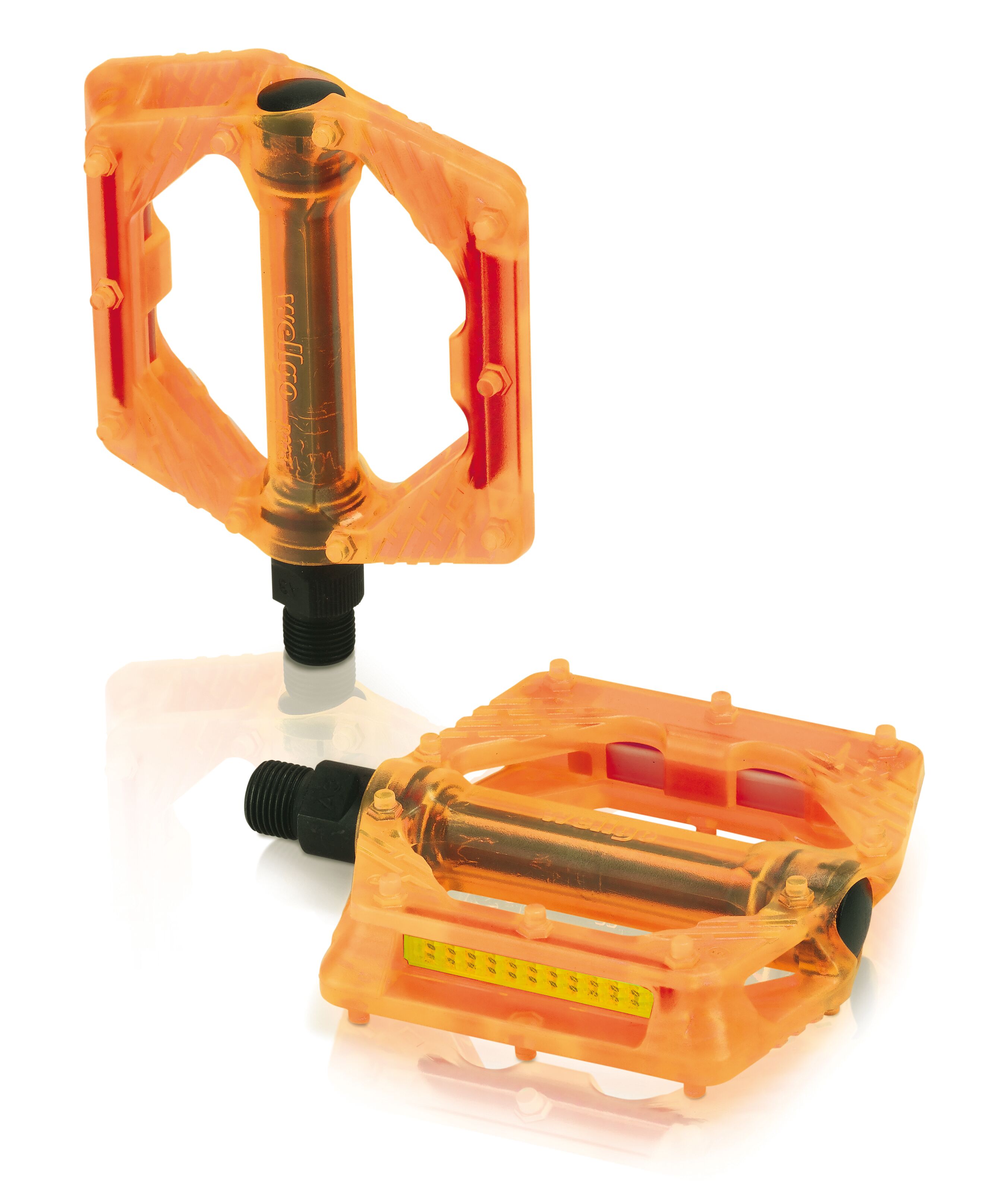 XLC platform pedal PD-M16, orange transparent | Xlc