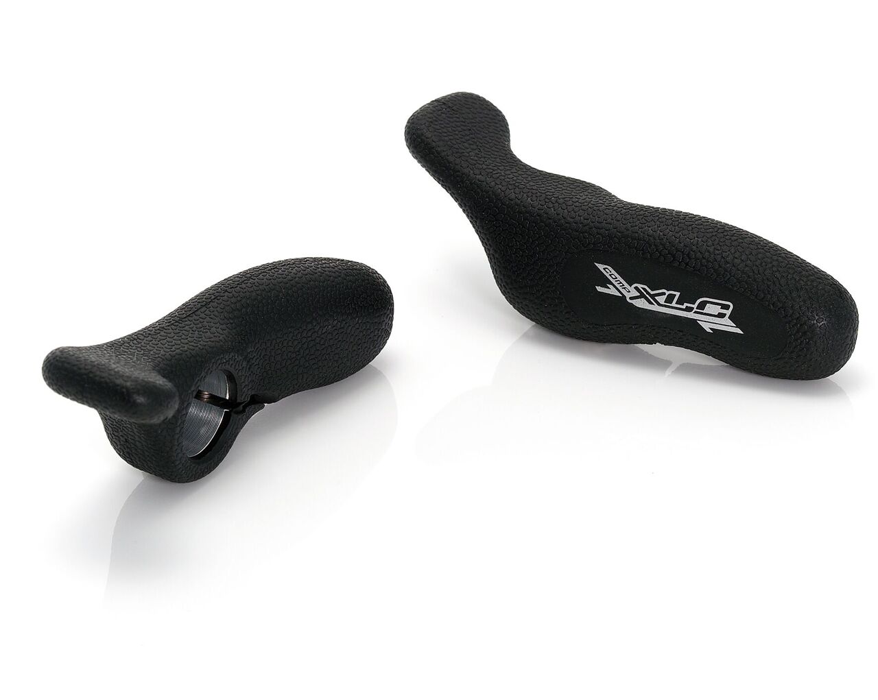 XLC Bar-Ends BE-08 forma ergonómica, negra